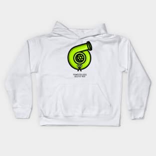 Meanest Turbo - Lime Green Kids Hoodie